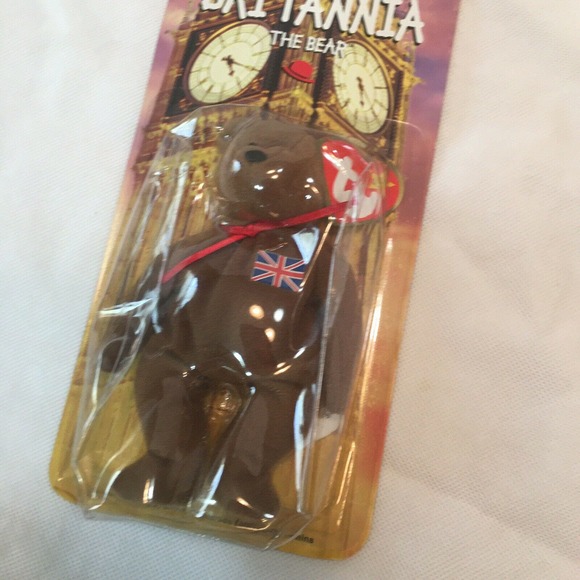 TY McDonalds Teenie Beanie Britannia the Bear 1997 RETIRED WITH ERRORS - Picture 3 of 6